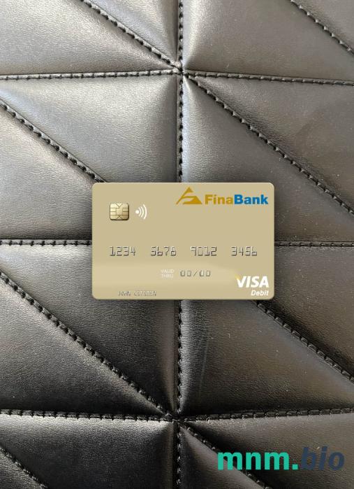 Suriname Finabank N.V. visa obciążyć card wygląd fotograficzny skan PSD + zdjęcie